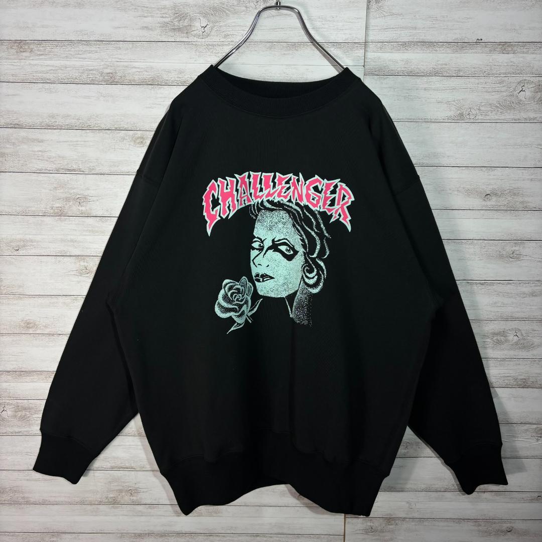 CHALLENGER PUNK GIRL スウェット L ブラック 長瀬智也