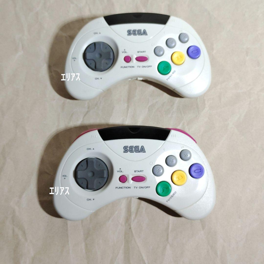 セガサターン　コードレスパッドセット　コードレスパッド　レシーバー　ジャンク