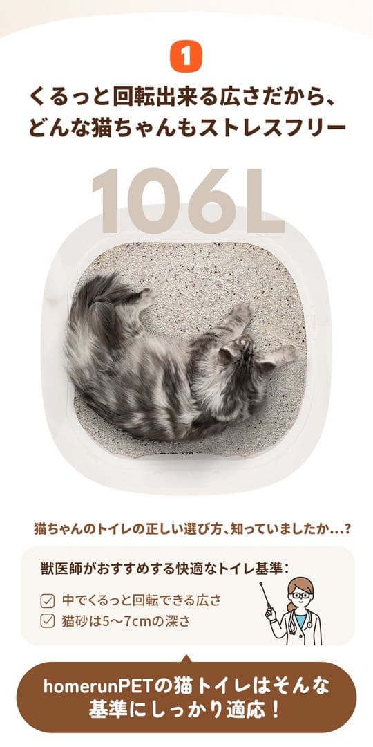 【美品】runPET Loobo Max 全自動猫トイレ