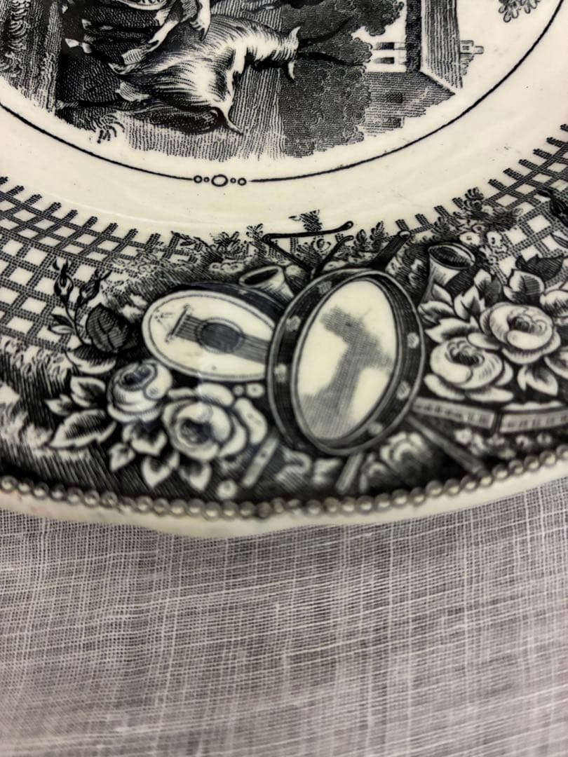 フランス アンティーク Vieillard & Johnston ボルドー窯