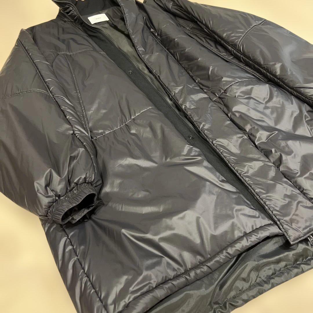 stein ブラック ナイロン コート オーバーサイズ