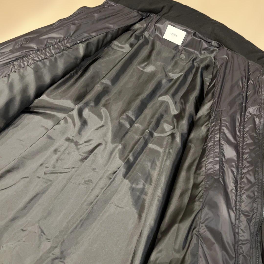 stein ブラック ナイロン コート オーバーサイズ