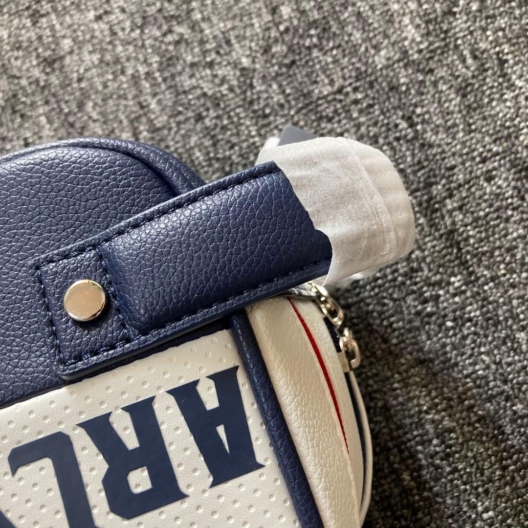 PEARLY GATES ダブルジッパーポーチ ゴルフ収納バッグ