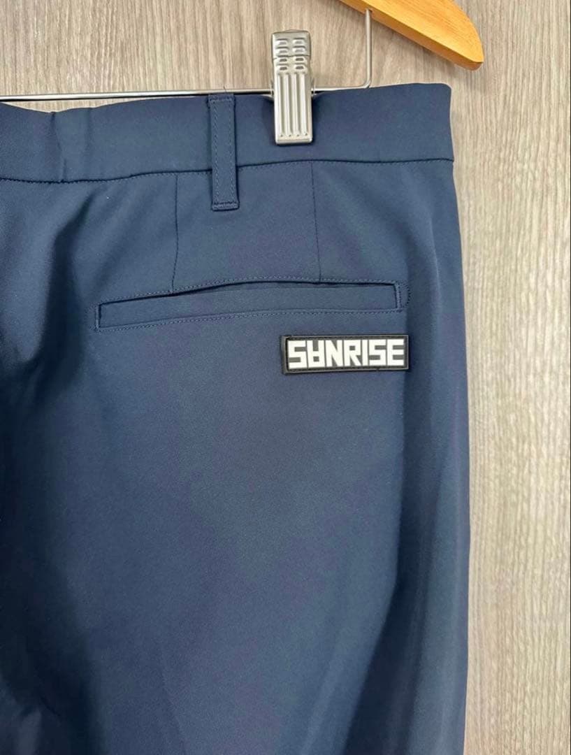 【美品】SANRISE TAPERED PANTS NAVY / L