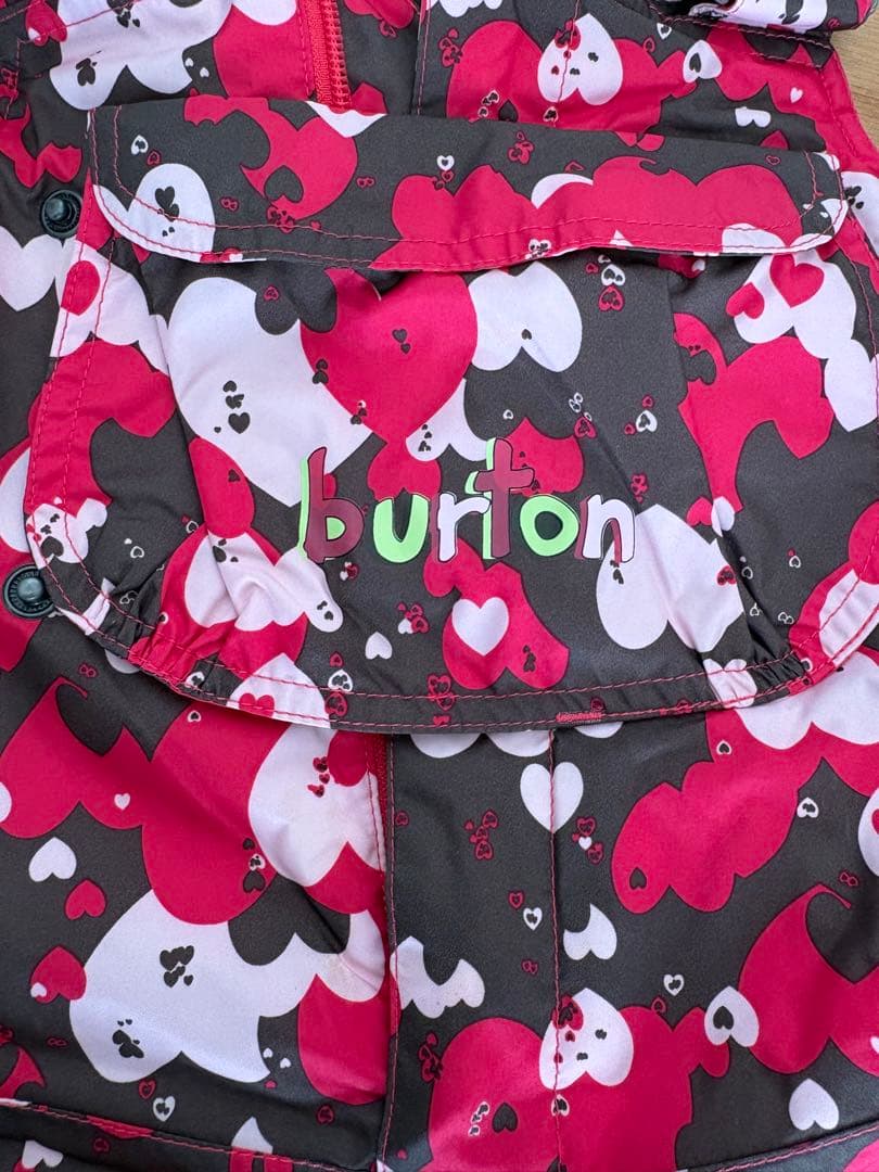 BURTON 子ども用 スキーウェア　上下セット　状態良ピンク　99〜106cm