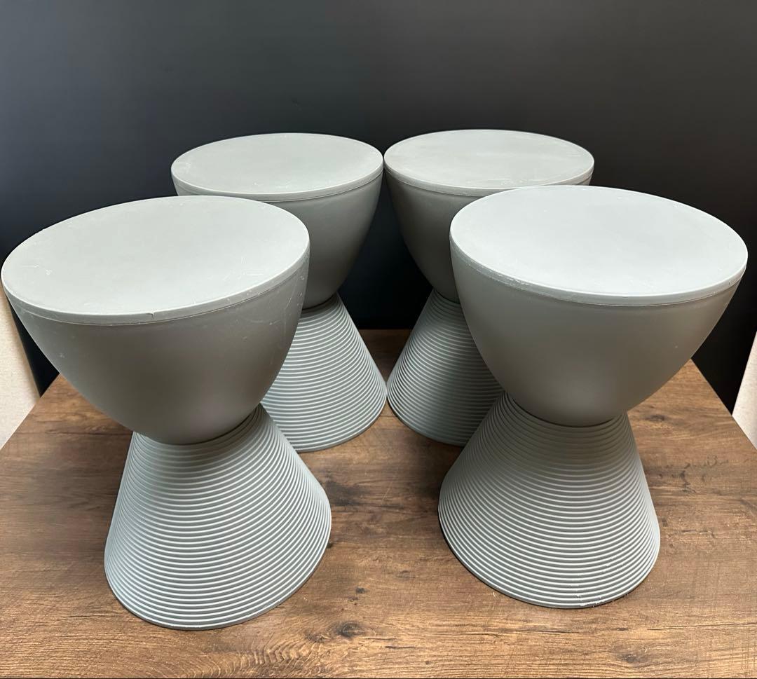 【Kartell カルテル 】 プリンスアハ モダン インテリア (グレー)4脚