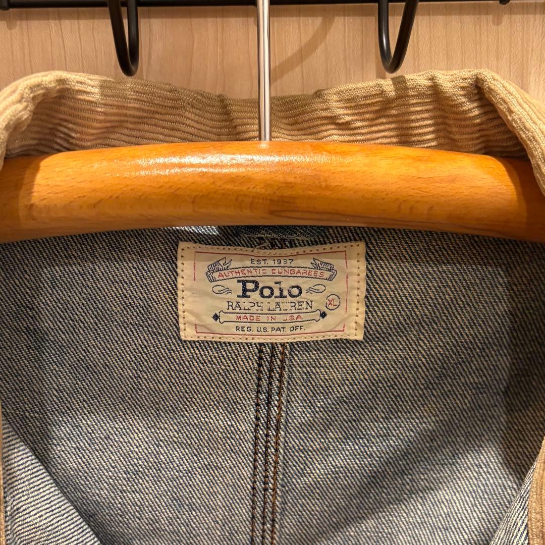 【超希少】80's Polo Ralph Lauren 白タグ デニムジャケット