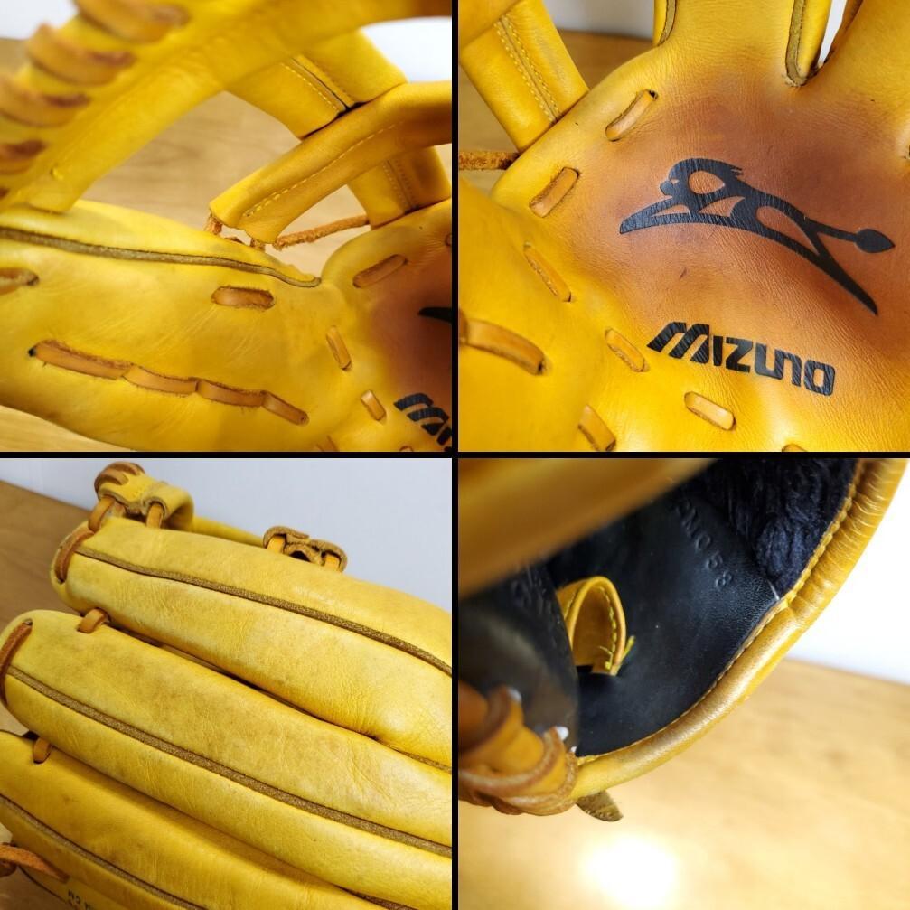ミズノ 都市対抗野球 黒獅子 記念モデル 激レア 良品 内野用 軟式グローブ