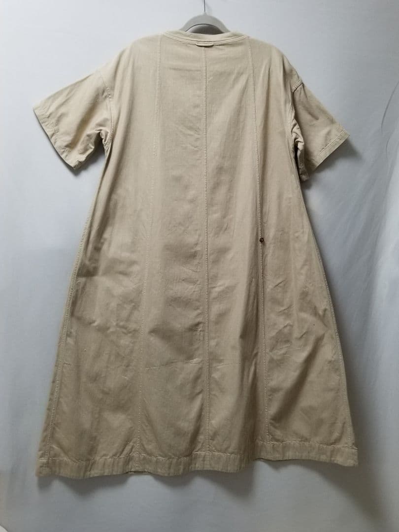 uco　45R　シャツチノドレス　ベージュ　コットン100%　日本製　人気