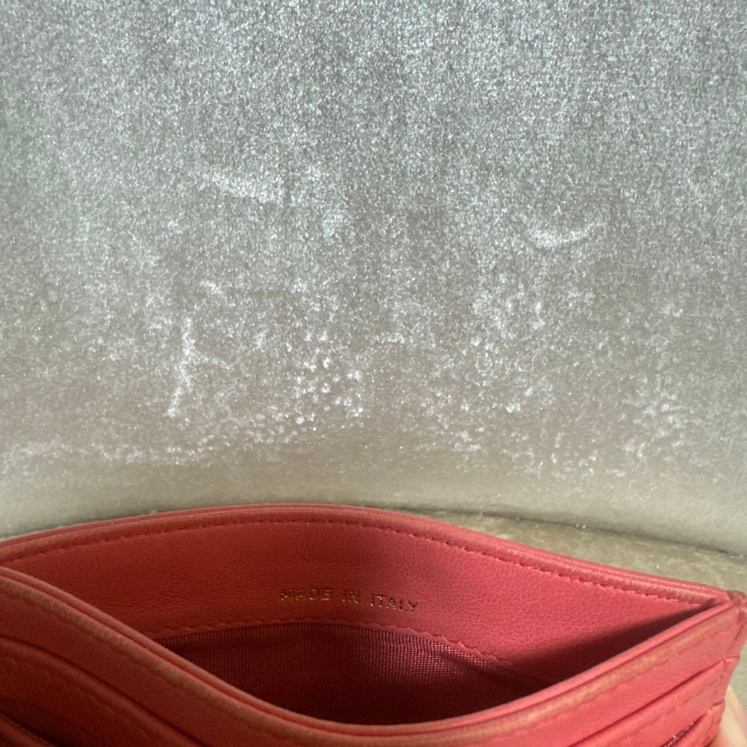 CHANEL ピンク　キルティング 名刺入れ