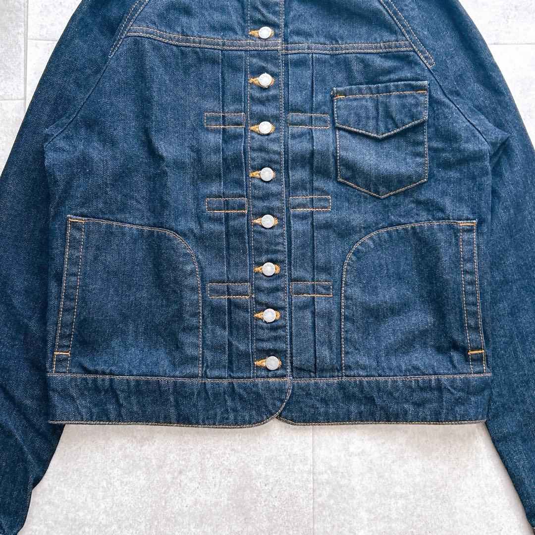 極美品✨si-si-si comfort スタンドカラー デニムジャケット 38