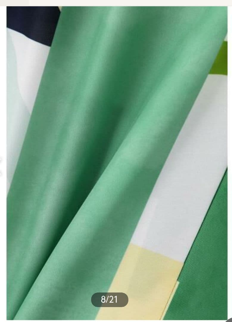 マック新品未使用ピンキーダイアンカラーブロックプリントブラウス