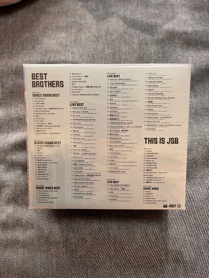 三代目 J Soul Brothers BESTALBUM 3CD 5DVD