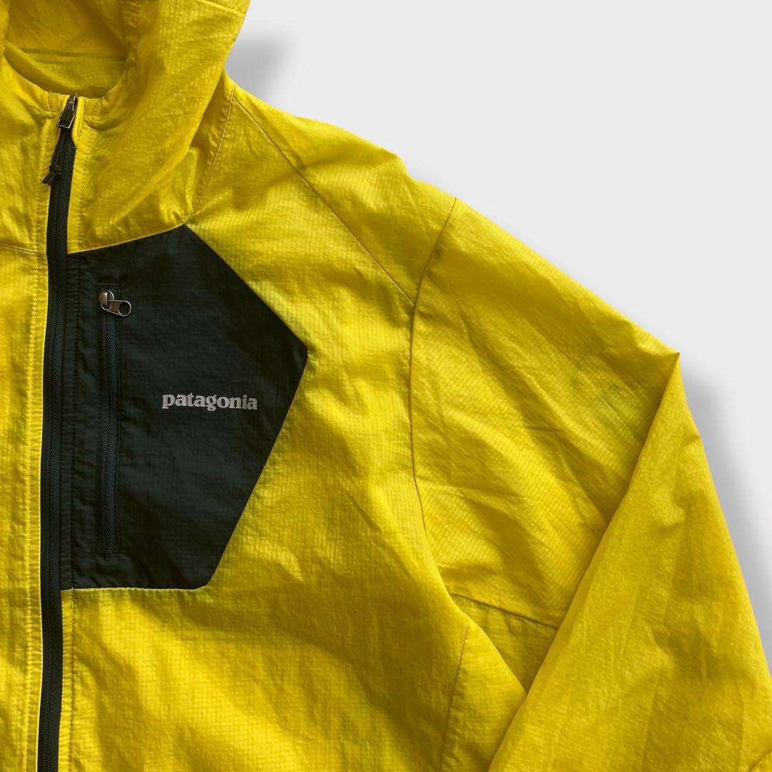 パタゴニアpatagoniaフーディニジャケットMイエローULハイクナイロン