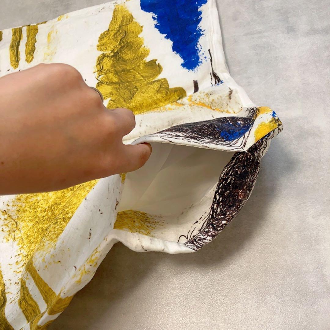 ナゴンスタンス 美品 ペイント ワイドパンツ ビッグシルエット マルチカラー