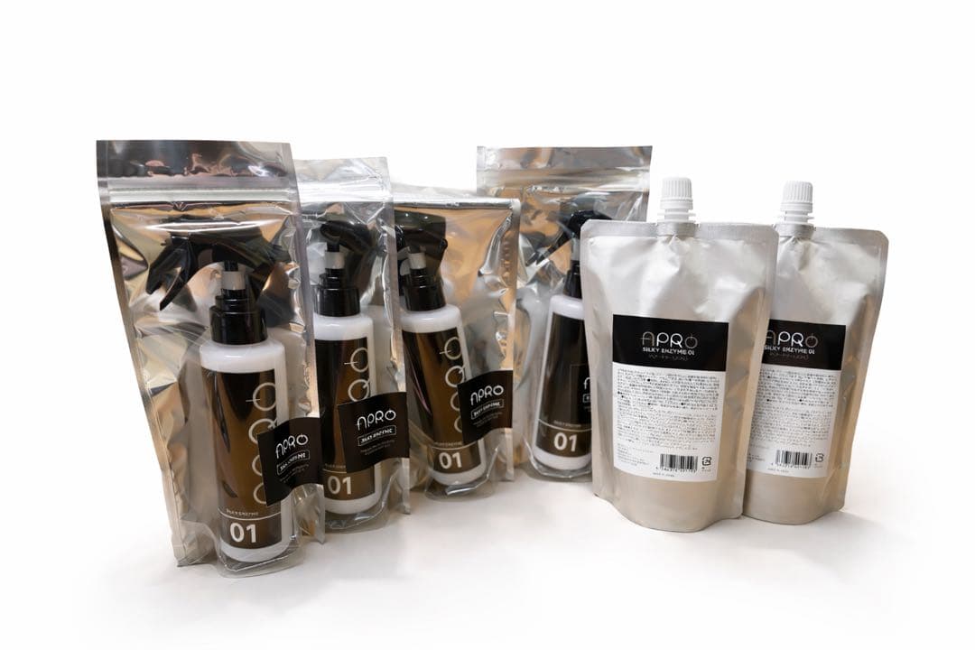 クリアランスセールシルキーエンザイム01 ボトル×4 リフィル×2 セット