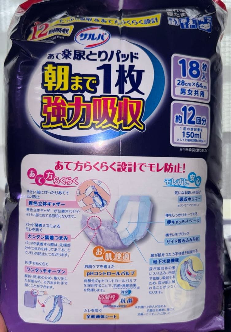 白十字　ユニチャーム　紙パンツ用パッド　まとめ売り