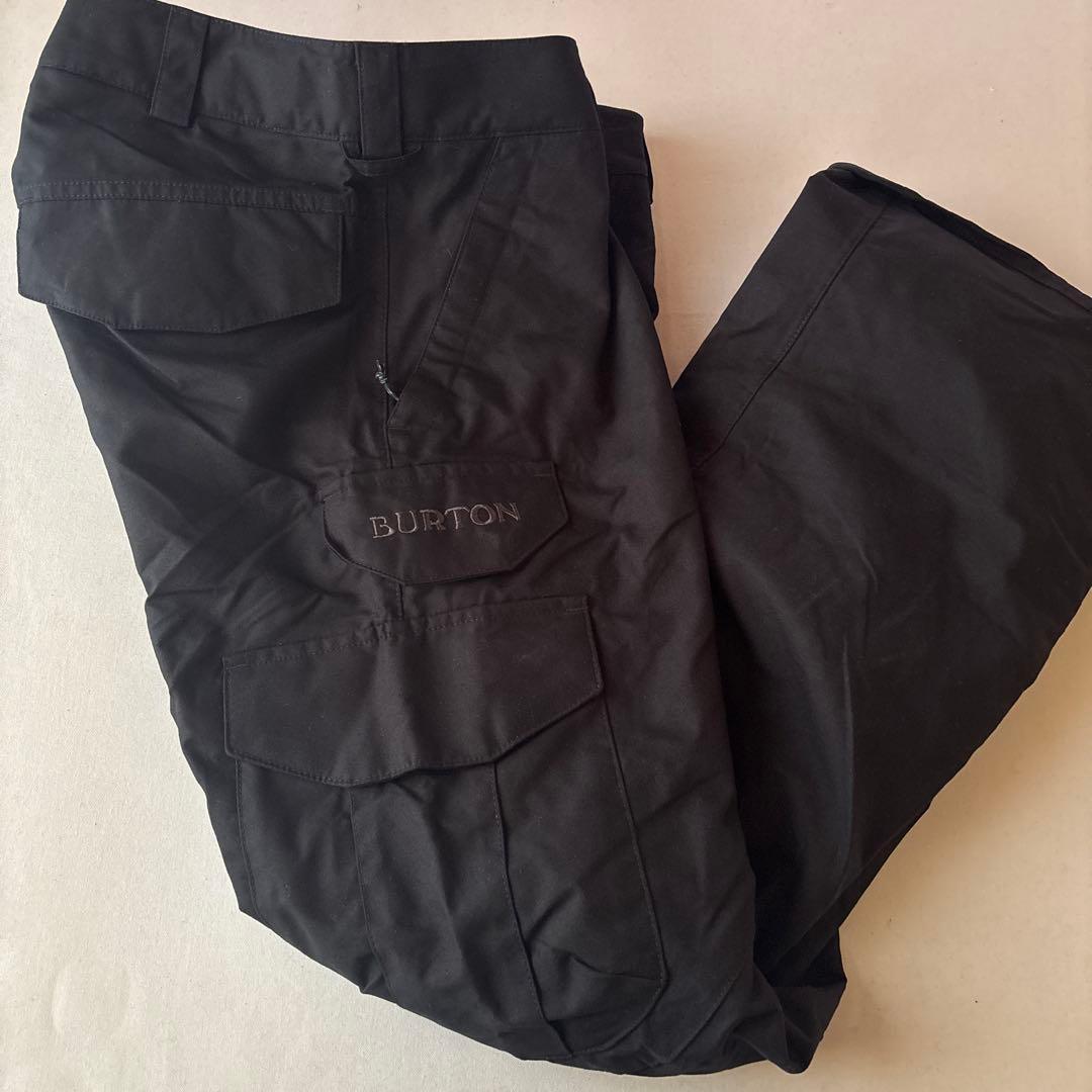 B239新品訳あり！Burton カーゴパンツ メンズ レギュラー 黒 Sスノボ