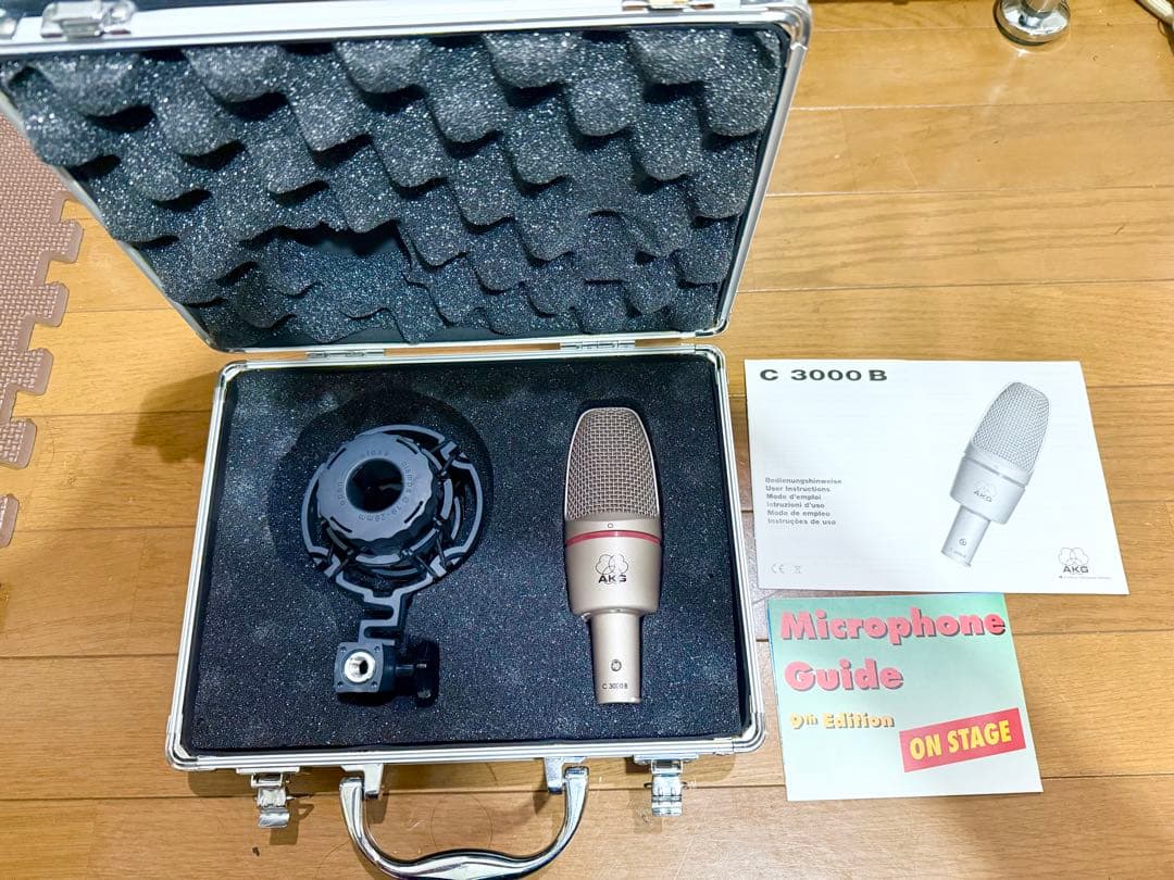 【美品】 AKG 「C 3000 B」コンデンサーマイク セット