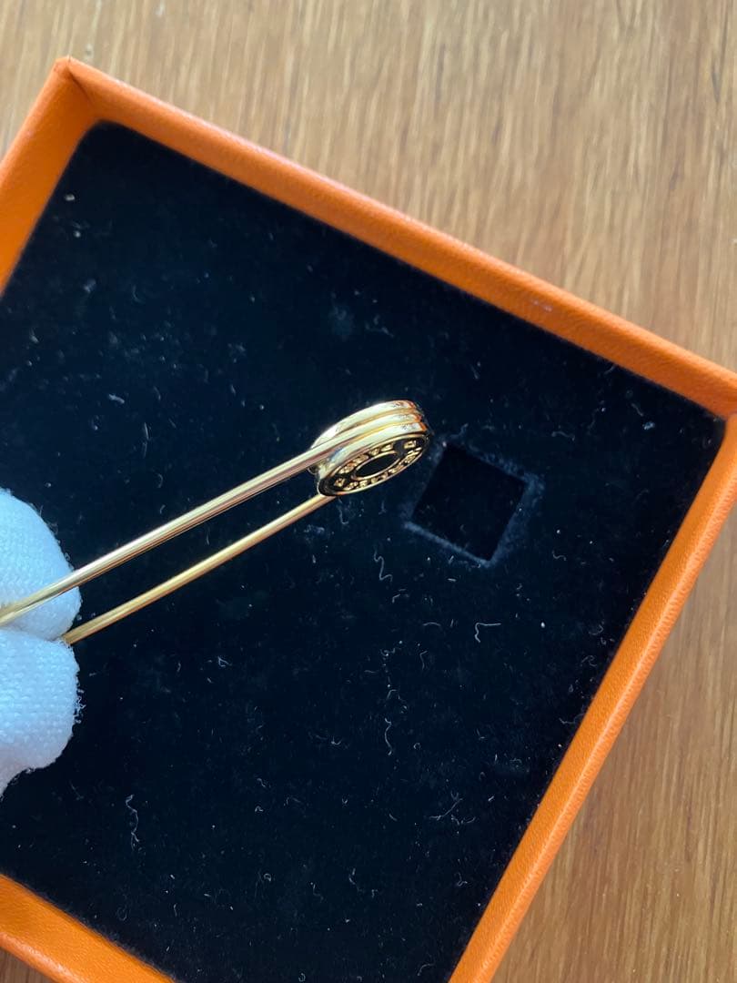 HERMES エルメス セリエ ピンブローチ ゴールドカラー 未使用保管品