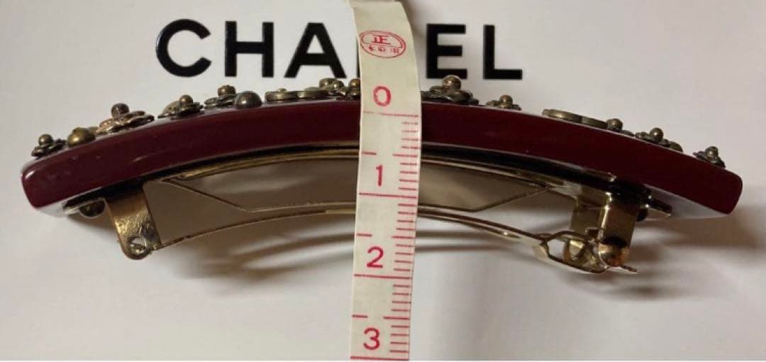 パリで購入❤️CHANEL❤️彫金細工　プレート　バレッタ❤️激レア　ヴィンテージ