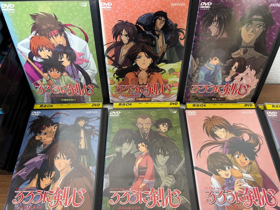 るろうに剣心　dvd セット　レンタルアップ