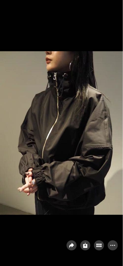 【新品未使用】TODAYFULスタンドカラージップブルゾン38