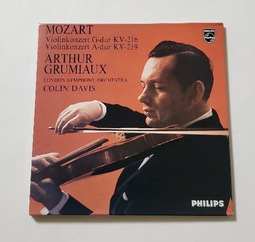 廃盤希少　・Grumiaux　／　モーツァルト：ヴァイオリン協奏曲第3番・第5番