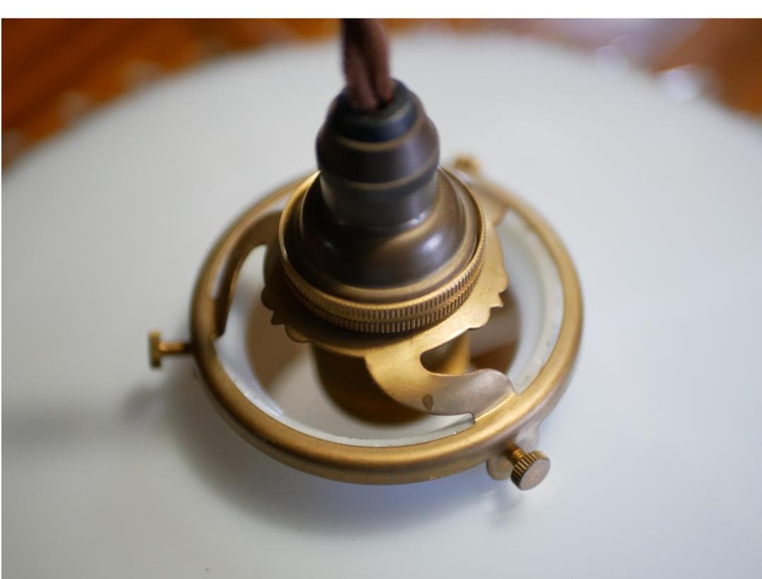 フランス　アンティーク　ペンダントランプ