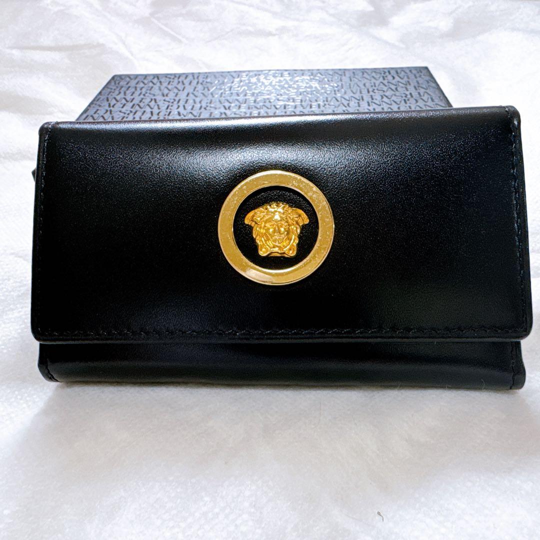 ✨超希少 極美品✨ ジャンニヴェルサーチ メデューサ ブラック キーケース 6連