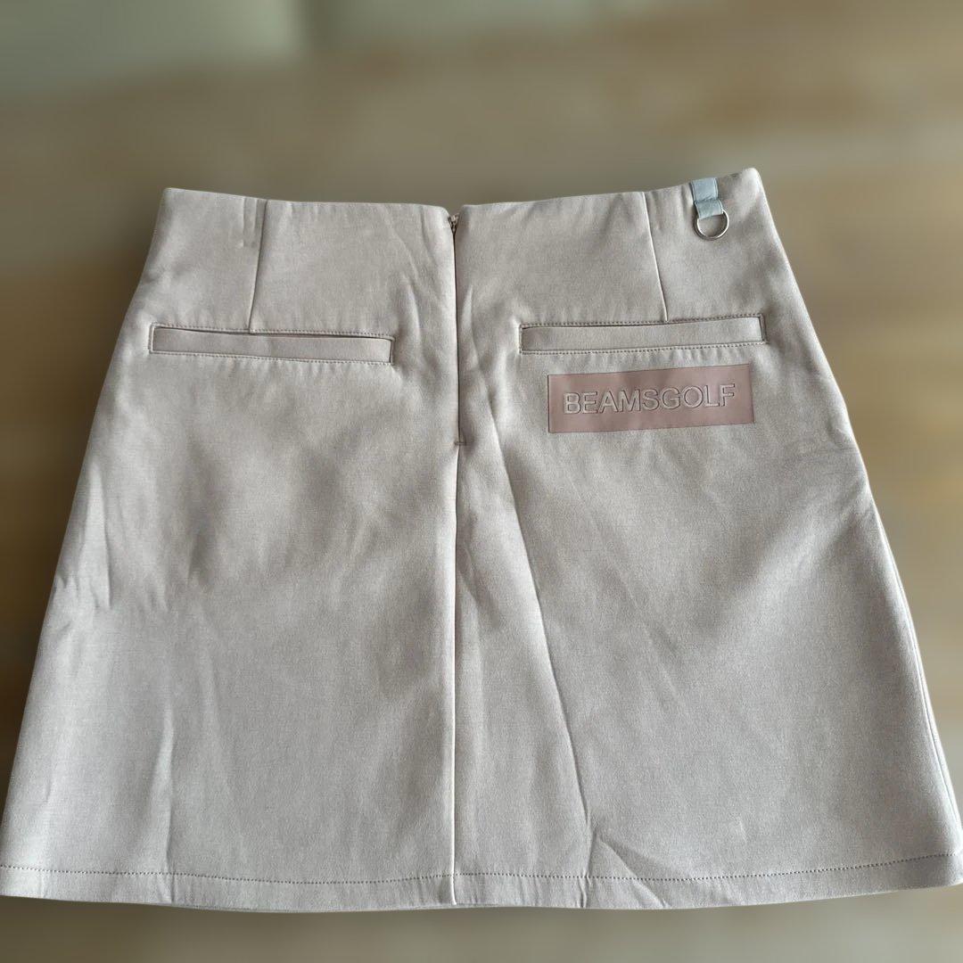 週末値下BeamsGolf ピンク 防風ニット　スカートセット　L サイズ　美品