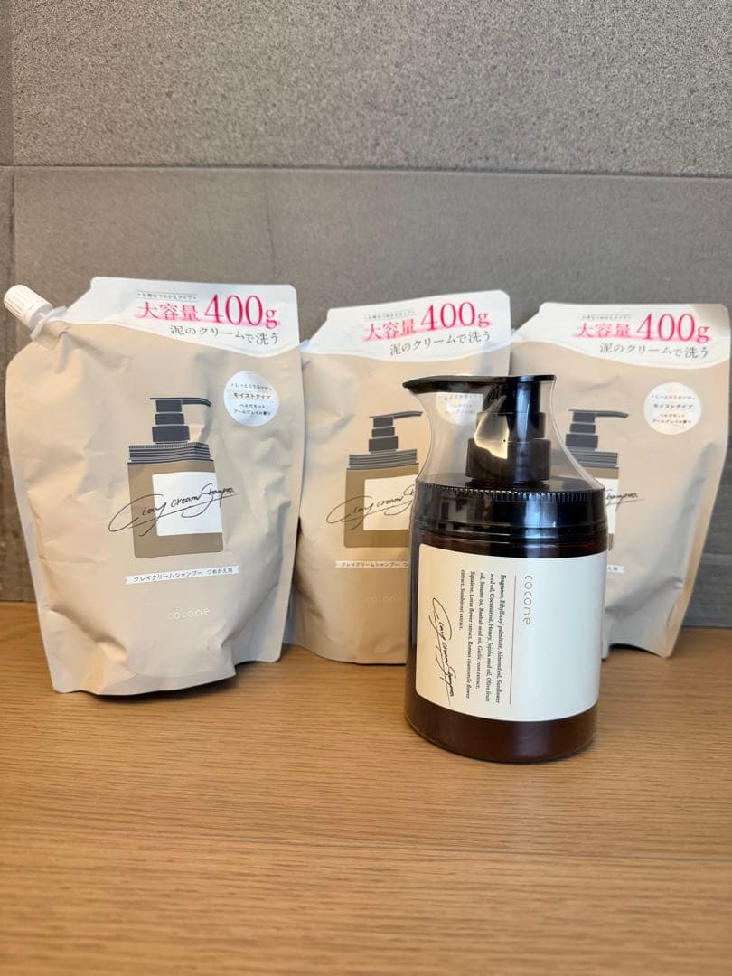 cocone クレイクリームシャンプー セット