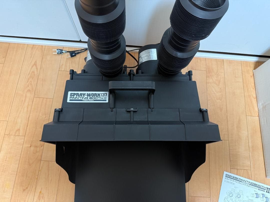 タミヤ スプレーワーク ペインティングブースII ツインファン 74534