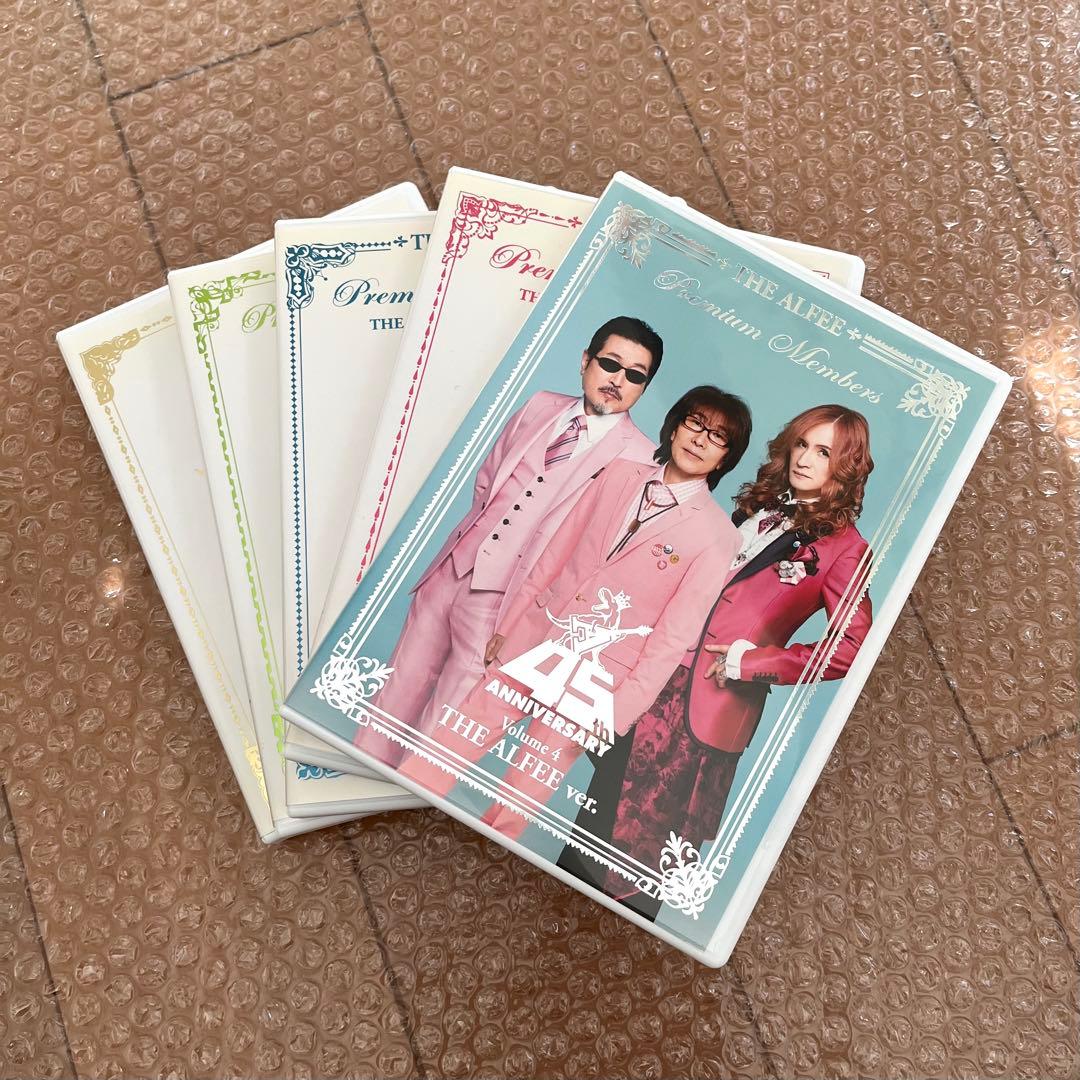 THE ALFEE 45th プレミアムメンバーズDVD5本セット ⭐︎美品