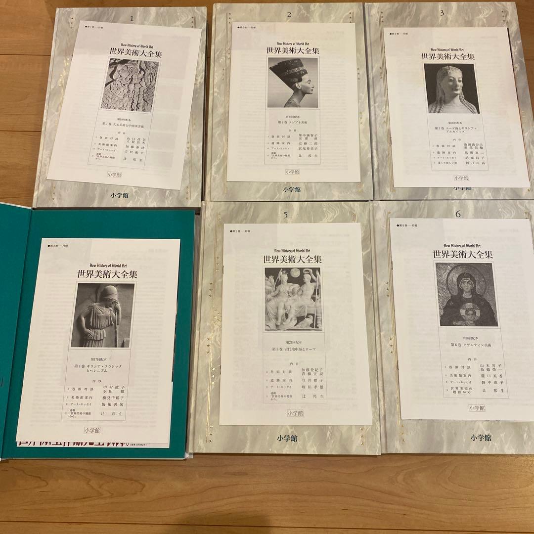 最終値下 世界美術大全集 西洋編① 1~6巻 小学館