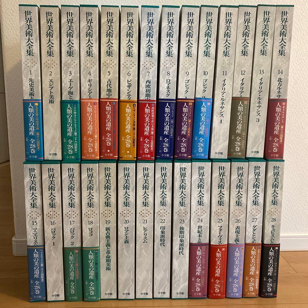 最終値下 世界美術大全集 西洋編① 1~6巻 小学館