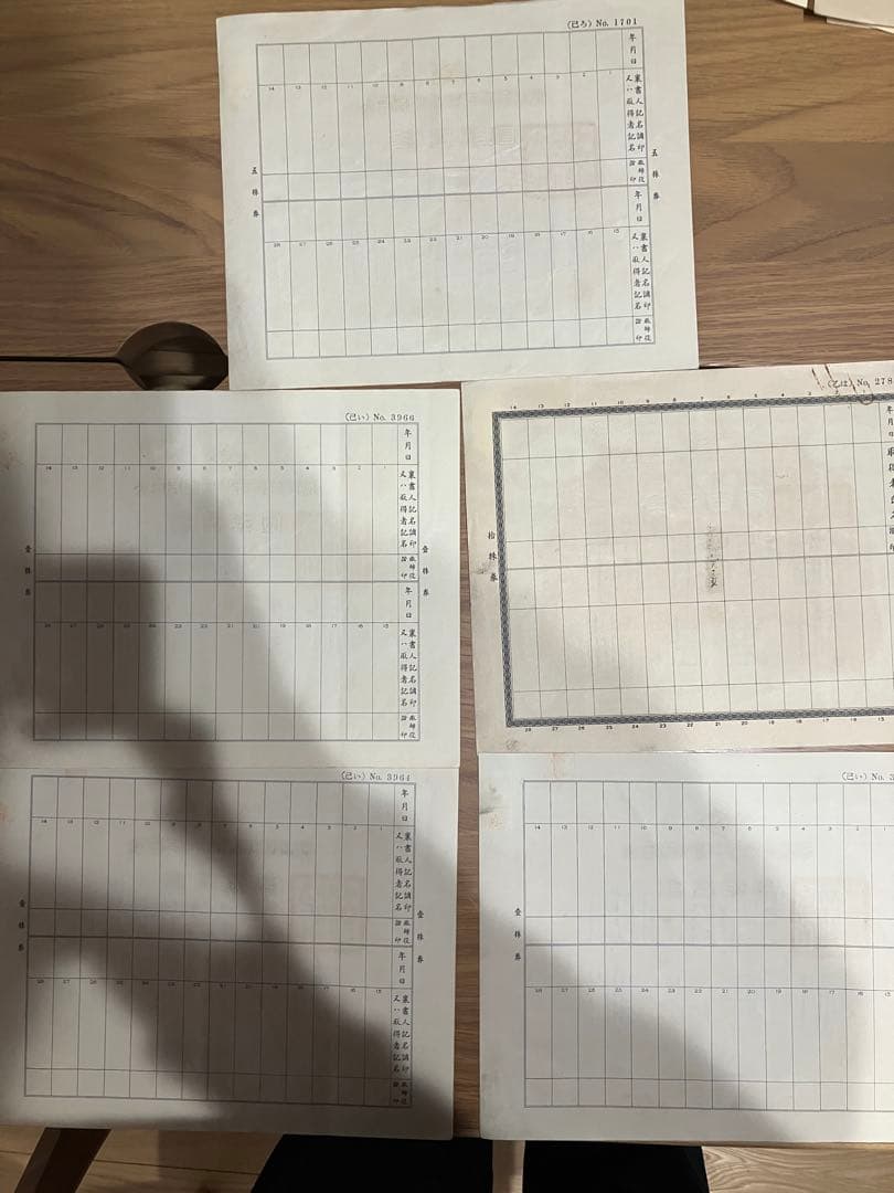 大日本精糖株式会社 株券 5枚セット