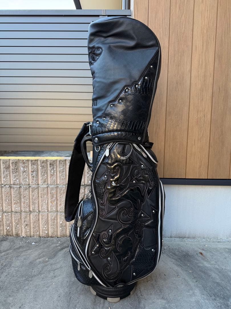 Dance with Dragon キャディバッグ 黒 ゴルフバッグ