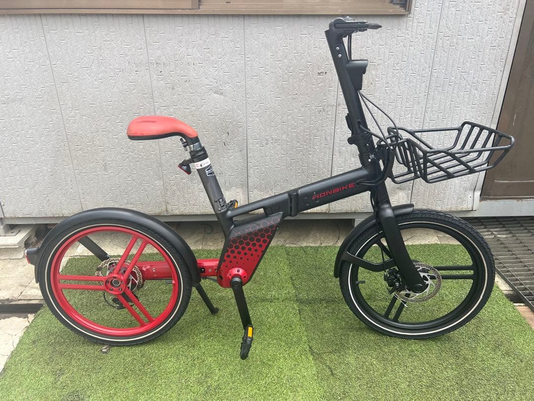 HONEBIKE ホンバイク　チェーンレス　折りたたみ　電動アシスト自転車
