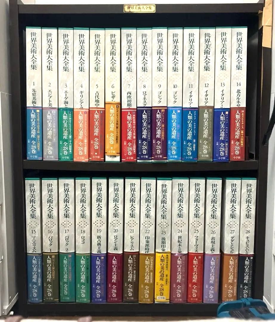 世界美術大全集　全28巻セット