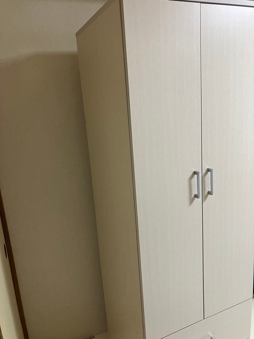 みやび　ニトリ　ワードローブ　マーレ1860 ホワイトウォッシュ