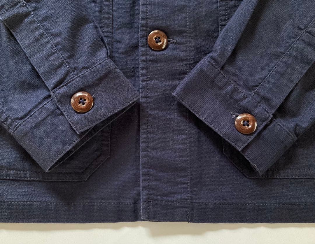 Glanshirt イタリア製 ワークジャケット L ネイビー