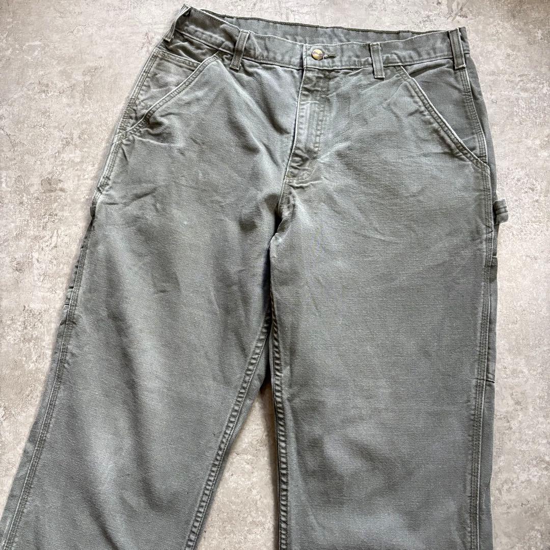 神サイズ carharttカーハート ダック地ペインターパンツ ￼MOS W34