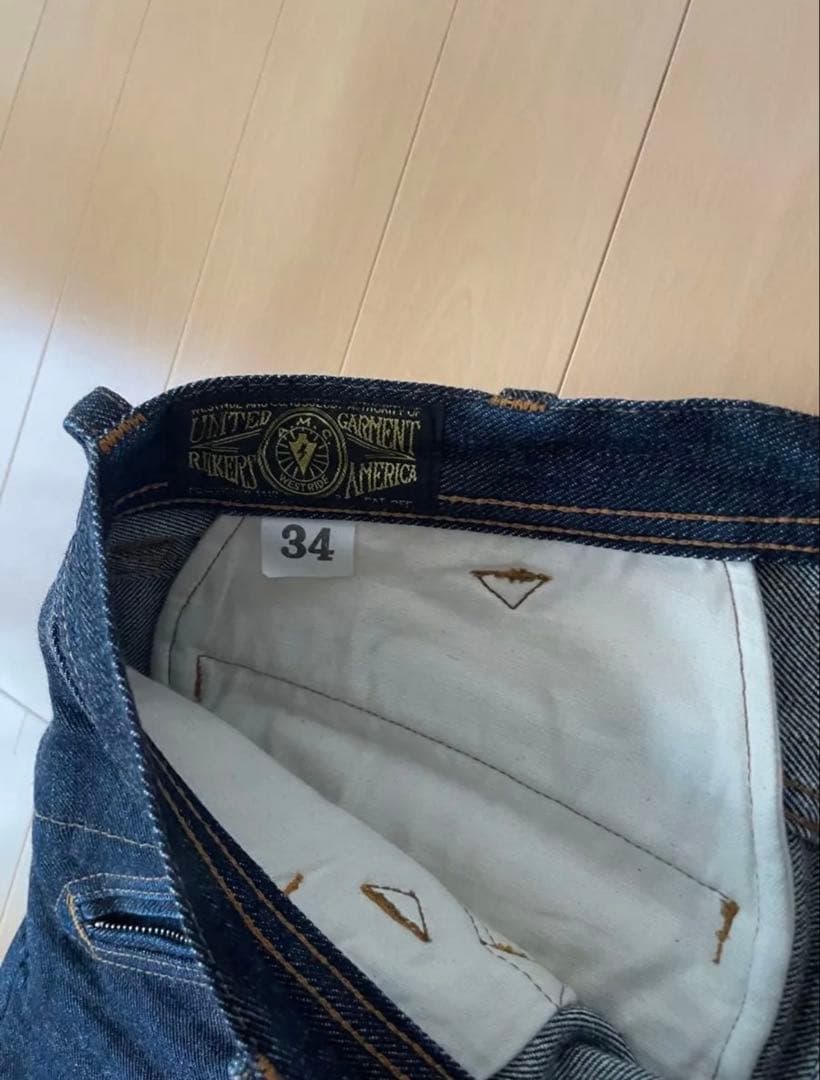 WESTRIDE WR1109 PADDMOTO PANTS インディゴ W34