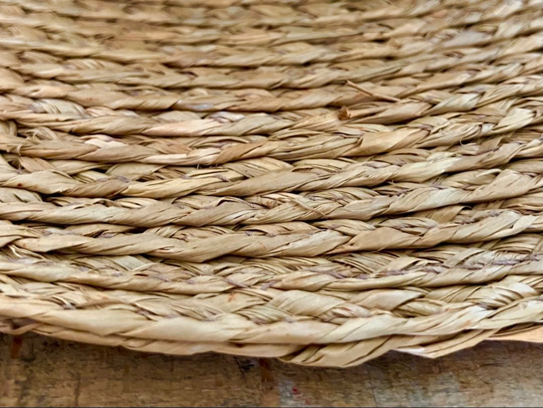 Sashiki ブラウン　ラフィアハット