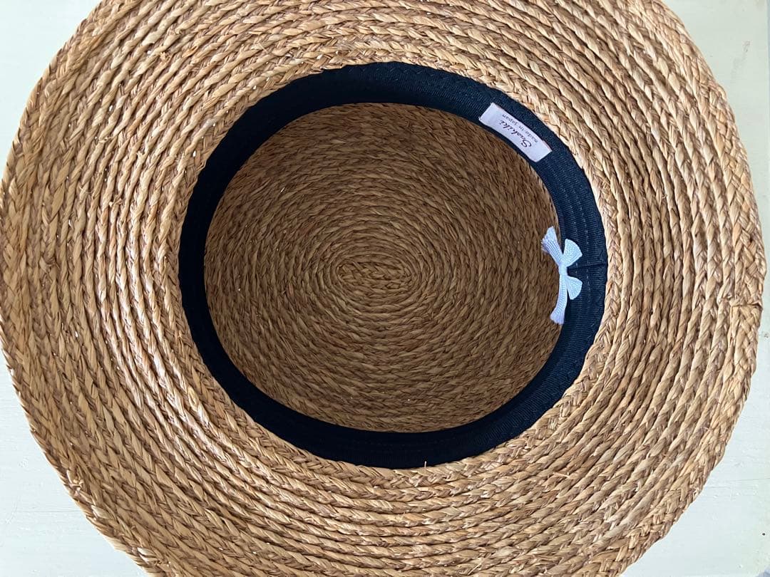 Sashiki ブラウン　ラフィアハット