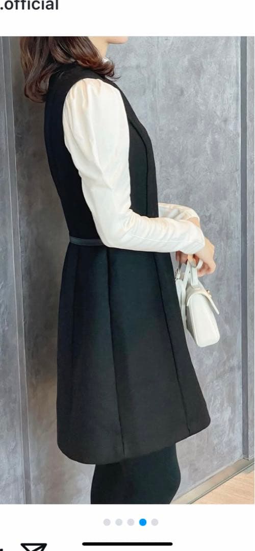 ENEU エヌー　ウールワンピース　ミニワンピース