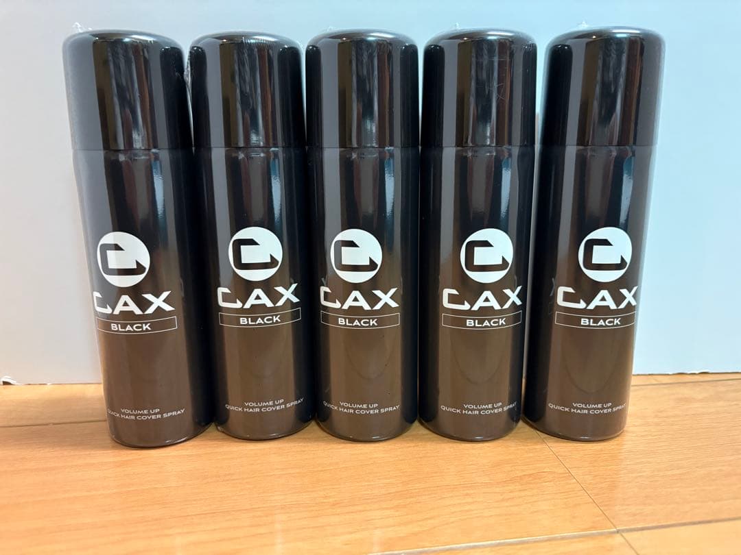 【新品未開封】CAX カックス ボリュームアップスプレー 100g ブラック5本