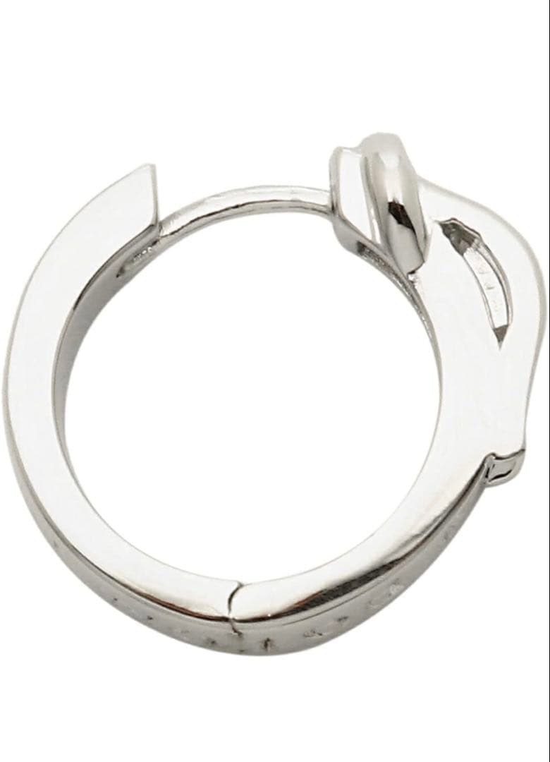 ヴィヴィアンウエストウッド　シルバー フープピアス