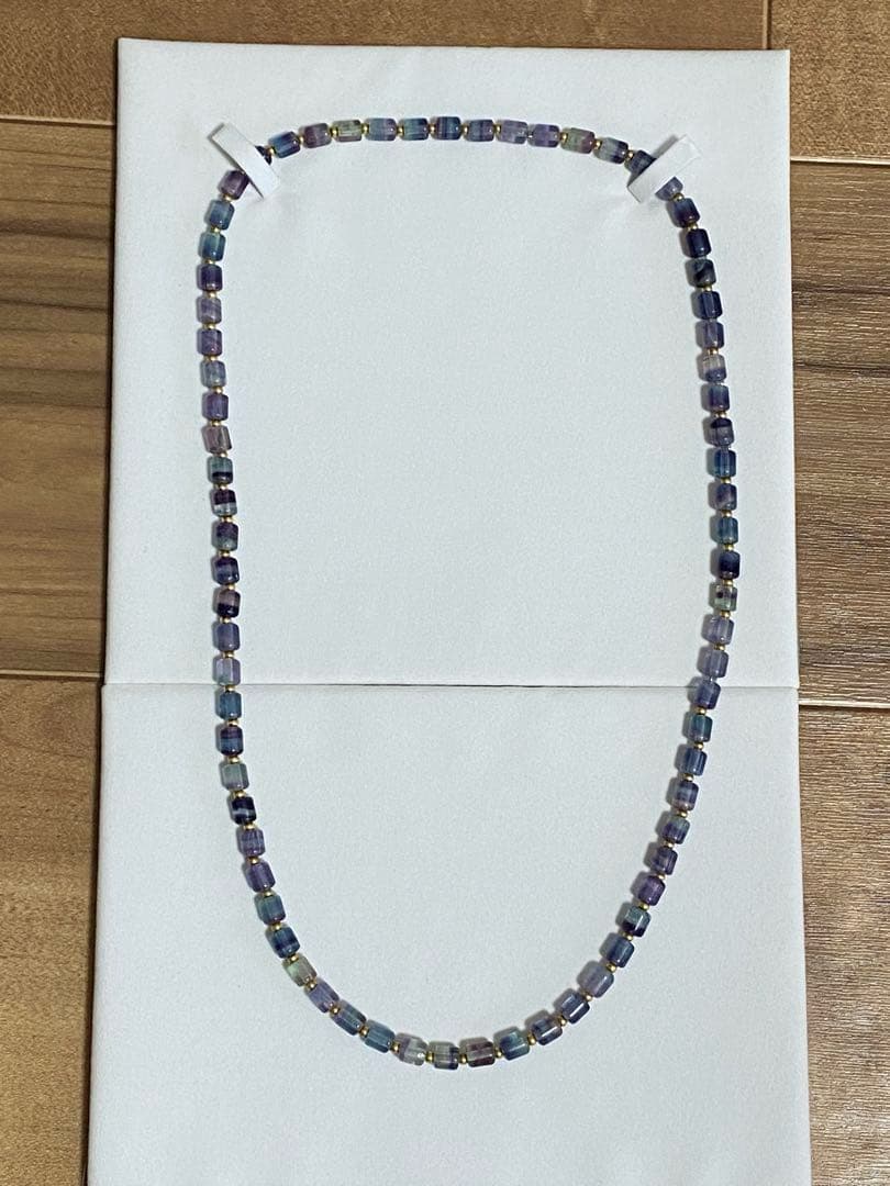 CHRIO クリオ スーパーネックレス フローライト 天然石 SN 65㎝